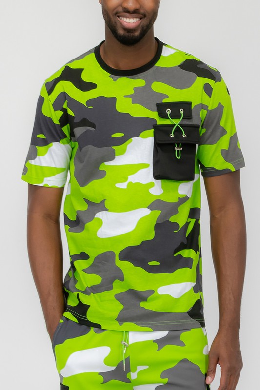 Weiv Full Camo Short Sleeve TShirt