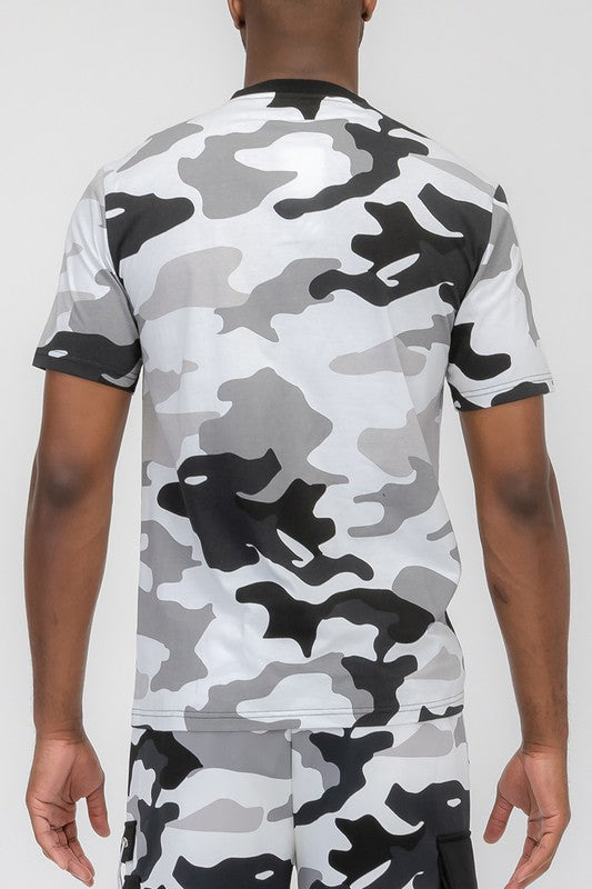 Weiv Full Camo Short Sleeve TShirt