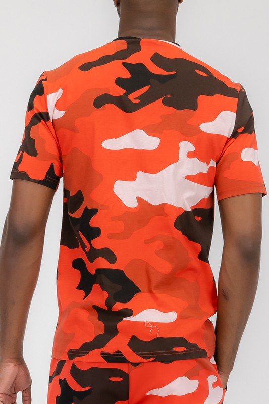 Weiv Full Camo Short Sleeve TShirt