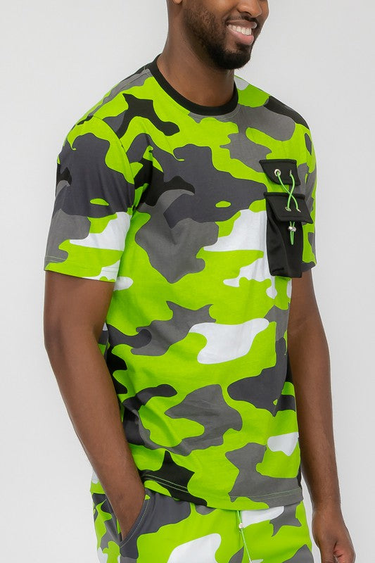 Weiv Full Camo Short Sleeve TShirt