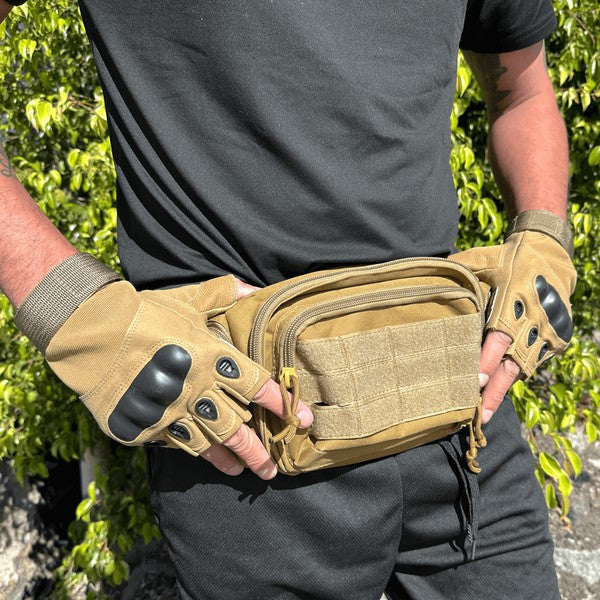 Tactical Military Fingerless Airsoft Gloves